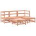 Salon de jardin 5 pcs bois massif douglas - Photo n°1