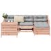 Salon de jardin 5 pcs bois massif sapin de douglas - Photo n°1