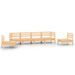 Salon de jardin 6 pcs Bois de pin massif 34 - Photo n°1