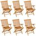 Salon de jardin 7 pcs Bois de teck massif 3 - Photo n°6