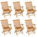 Salon de jardin 7 pcs Bois de teck massif 11 - Photo n°8