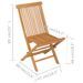 Salon de jardin 7 pcs Bois de teck massif - Photo n°11