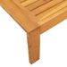 Salon de jardin avec coussins 5 pcs Bois d'acacia solide - Photo n°6