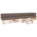 Salon de jardin palette 4pcs avec coussins Bois de pin imprégné 14 - Photo n°1