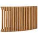 Salon de jardin pliable 3 pcs Bois de teck solide - Photo n°5