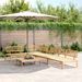 Salon palette de jardin 5 pcs bois d'acacia massif - Photo n°1