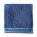 SANTENS Serviette de bain 100 % Coton Orka - 68 x 140 cm - Bleu foncé - Photo n°1