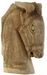 Sculpture cheval bois d'acacia naturel vieilli Loney - Photo n°1