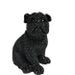 Sculpture chien polyrésine noire Zoorin - Photo n°3