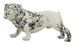 Sculpture de bouledogue de style oriental 38 x 18,5 x 21 cm - Photo n°1