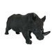 Sculpture rhinocéros polyrésine noire Zoorin - Photo n°3