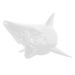 Sculpture tête de requin résine blanche Tinau - Photo n°1