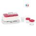 SEB YG660100 EXPRESS COMPACT Yaourtiere multidélices 6 pots - Blanc/Rouge - Photo n°1