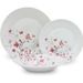 Service de Table 18 pieces en porcelaine Papillons rouge - Photo n°1