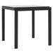 Set de 2 chaises longues 1 table textilène et résine noir Fatis - Photo n°3