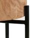 Set de 2 tables acacia massif clair et pieds métal noir Jangub - Photo n°8