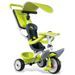SMOBY Tricycle Baby Balade Roues Silencieuses Vert - Photo n°1