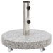 Socle de parasol Granite 30 kg Rond Gris - Photo n°1