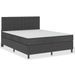 Sommier tapissier Gris foncé Tissu 180x200 cm 3 - Photo n°1
