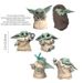 Star Wars The Mandalorian - Pack de 2 figurines Baby Bounties The Child Bébé Yoda de 5,5 cm - Buvant sa soupe et dans sa couverture - Photo n°2