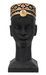 Statue Massai décorative tête d’homme effet bois d’ébène - Photo n°1