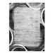 SUBWAY ENCADRE Tapis de salon en polypropylene - 160x230 cm - Gris - Photo n°1
