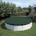 Summer Fun Couverture de piscine d'hiver Ronde 250-300 cm PVC Vert - Photo n°1