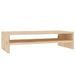 Support de moniteur 50x24x13 cm Bois de pin solide - Photo n°2