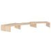 Support de moniteur 80x24x10,5 cm Bois de pin solide - Photo n°2