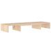 Support de moniteur 80x24x10,5 cm Bois de pin solide - Photo n°3