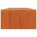 Support de moniteur marron miel 100x24x13 cm bois de pin solide - Photo n°5