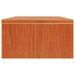 Support de moniteur marron miel 50x24x13 cm bois de pin solide - Photo n°6