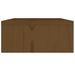 Support de moniteur Marron miel 80x24x10,5 cm Pin solide - Photo n°6