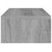 Support de moniteur Sonoma gris 42x24x13 cm Bois d'ingénierie - Photo n°5