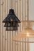 Suspension lampe à couche bambou noir Niga - Lot de 2 - Photo n°5