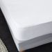 SWEETNIGHT Protege-matelas 100% coton épais ROMY 90x190 / 200 cm - Blanc - Photo n°3