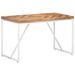 Table à dîner 120x60x76 cm Bois solide d'acacia et de manguier - Photo n°9