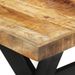 Table à dîner 140x70x75 cm bois de manguier massif brut - Photo n°5