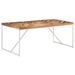 Table à dîner 180x90x76 cm Bois massif d'acacia et de manguier - Photo n°8