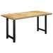 Table à dîner à pieds en H 180x90x77 cm Bois de manguier massif - Photo n°1
