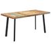 Table à dîner à pieds en V 180x90x77 cm Bois de récupération - Photo n°1
