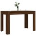 Table à dîner Chêne marron 120x60x76 cm bois d'ingénierie - Photo n°3