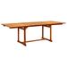 Table à dîner de jardin (160-240)x100x75cm Bois d'acacia massif - Photo n°1