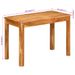 Table à manger 110x55x76 cm bois d'acacia massif - Photo n°7