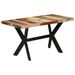 Table à manger 140x70x75 cm bois massif de récupération - Photo n°11