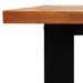 Table à manger 140x80x75 cm bois d'acacia solide à bord vif - Photo n°8