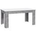 Table a manger - Blanc et béton gris clair - PILVIL - 160 x I90 x H 75 cm - Photo n°5