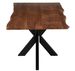 Table à manger bois acacia marron L 180 cm - Photo n°3