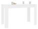 Table à manger bois blanc brillant Kinsa 120 cm - Photo n°3
