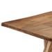 Table à manger bois d'acacia massif clair Kina 180 - Photo n°3